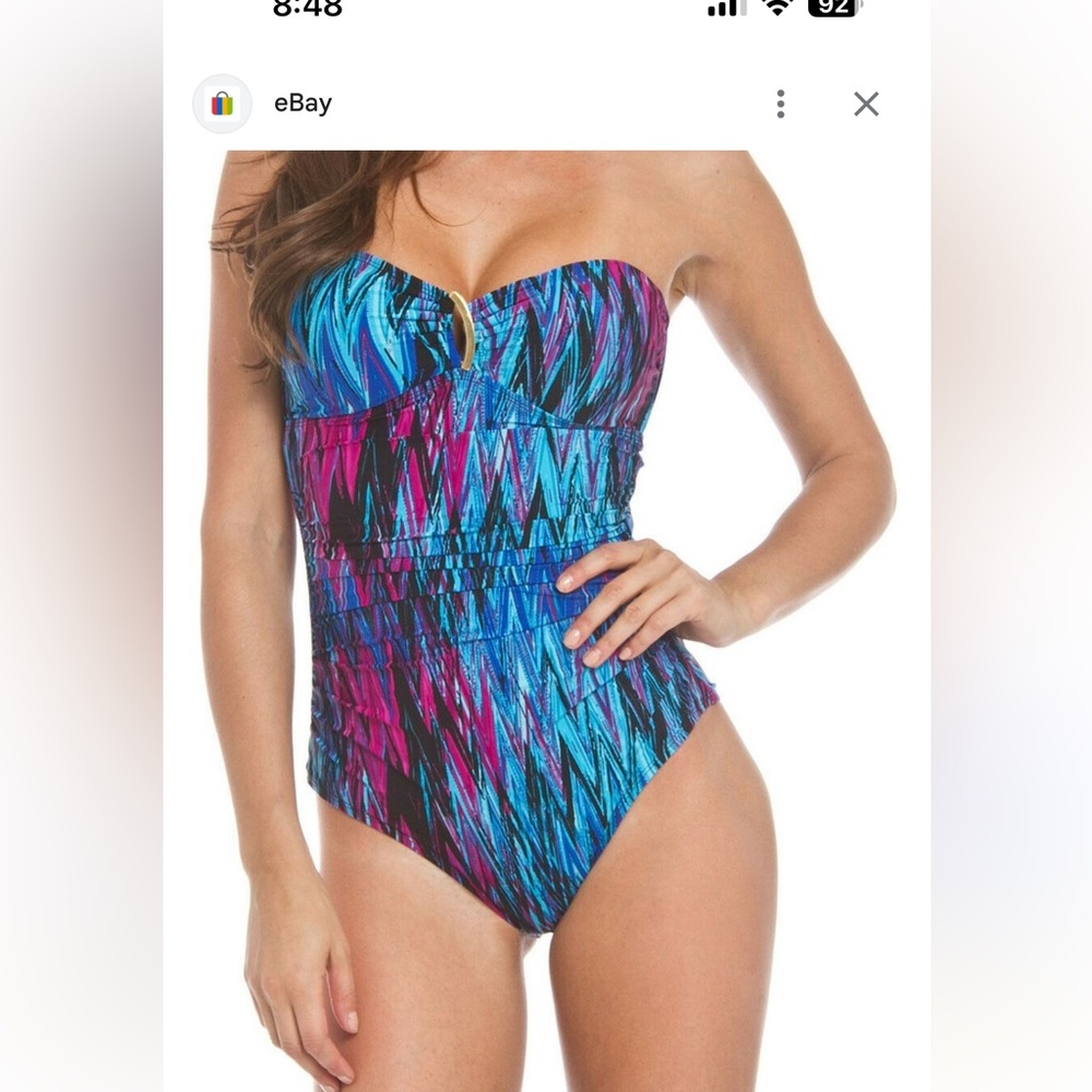 Nwot. Spanx wavelength slimming one piece suit